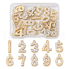 Craftdady 20Pcs 10 Style Alloy Pendants FIND-CD0001-31-10