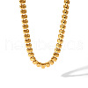 Stainless Steel Rectangle Link Chain Necklaces & Bracelets Set PW1815-1-5