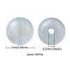 Rainbow Iridescent Plating Acrylic Beads MACR-YW0002-19C-4