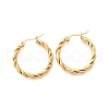 201 Stainless Steel Hoop Earrings EJEW-Q026-09G-2