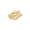 Brass Faith Fe Connector Charms KK-Q068-19G-2