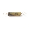 Natural Jade Connector Charms PALLOY-JF01574-06-4