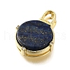 Brass Micro Pave Cubic Zirconia Pendants KK-S523-16G-C-2