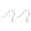 925 Sterling Silver Earring Hooks STER-K167-049C-S-1