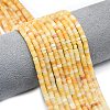 Natural Topaz Jade Beads Strands G-P575-B06-4x2mm-1