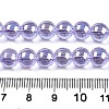 Electroplate Transparent Glass Beads Strands GLAA-T032-T8mm-AB01-2
