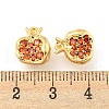 Brass Micro Pave Cubic Zirconia Pendants KK-K369-01G-06-3