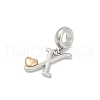 Brass European Dangle Charms KK-Z097-01X-GP-2