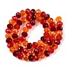 Transparent Glass Beads Strands GLAA-T023-08D-2