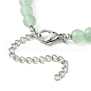 Natural Green Aventurine Beaded Bracelets BJEW-JB09886-03-3