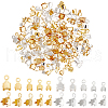   200Pcs 10 Styles Brass Rhinestone Claw Charms Settings KK-PH0010-43-1