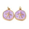 304 Stainless Steel Enamel Pendants STAS-U061-33G-B02-1