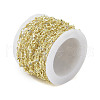 Rack Plating Brass Chains Micro Pave Cubic Zirconia AJEW-Q150-07G-01-3