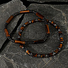 2pcs 2 Styles Natural Tiger Eye Beads Stretch Bracelets for Men RF5707-2