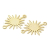 Brass Connector Charms KK-C083-12G-2