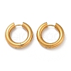 202 Stainless Steel Polishing Hoop Earrings EJEW-M106-02G-05-4
