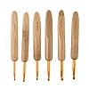 6Pcs 6 Styles Iron Crochet Hooks AJEW-C041-02-1