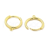 Brass Hoop Earrings EJEW-L211-012D-G-2