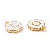 Initial Letter A~Z Alphabet Enamel Charms ENAM-X0018-07-2