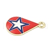 Independence Day Alloy Enamel Pandants FIND-M083-05N-G-2