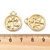 PVD Vacuum Plating 304 Stainless Steel Rhinestone Pendants STAS-R130-01G-04-3
