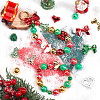 SOFPLATE Christmas Theme Acrylic Beads Set OACR-SP0001-20B-4