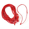 Eco-Friendly Korean Waxed Polyester Braided Adjustable Necklace Makings NJEW-TAC0015-03-7