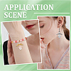 SUNNYCLUE 100Pcs 5 Colors Tibetan Style Alloy Spacer Beads FIND-SC0008-56-5