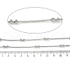 304 Stainless Steel Chains with Beads CHS-F020-06P-2