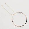 Glass Seed Braided Bead Bracelet CG0646-13-1