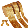 BENECREAT 15 Yards 3 Styles Polyester Single Face Velvet Ribbons SRIB-BC0001-31B-1