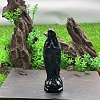 Natural Obsidian Carved Healing Virgin Mary Figurines PW-WG30485-22-1