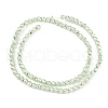 Baking Paint Electroplated Synthetic Non-magnetic Hematite Beads Strands G-H072-A01-01D-2