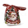 Christmas Theme Rabbit Shaped Candy Plastic Bags ABAG-Q053-04A-2
