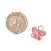 Transparent Acrylic Beads with Iron Flat Head Pins Pendants PALLOY-JF03597-2
