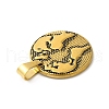 PVD Vacuum Plating 304 Stainless Steel Pendants STAS-D052-07AG-3