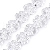 Transparent Glass Beads Strands GLAA-N001-55-1