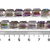 Electroplate Glass Beads Strands X-GLAA-G112-07G-4