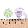 UV Plating Iridescent Transparent Acrylic Bead in Bead OACR-H112-08B-3