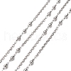 3.28 Feet 304 Stainless Steel Decorative Rolo Chains X-CHS-E001-03P-1