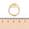 Hollow Number 8 304 Stainless Steel Open Cuff Rings for Women RJEW-Q007-04G-5