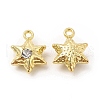 Alloy Rhinestone Pendants FIND-B016-02G-1