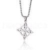 Viking Knot Stainless Steel Pendant Necklaces FS-WG1D0B5-01-5