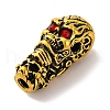 Rack Plating Tibetan Style Alloy 3 Hole Guru Beads PALLOY-F313-05AG-2