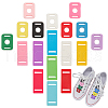 ARRICRAFT 36Pcs 18 Style PVC Shoelace Buckles FIND-AR0004-64-1