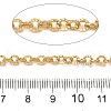 Brass Textured Oval Chains CHC-C014-23G-3