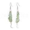 Natural Quartz Crystal Dangle Earrings EJEW-JE06410-02-4
