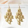 304 Stainless Steel Dangle Earrings EJEW-S253-07A-G-2