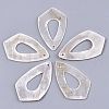 Natural Capiz Shell Pendants X-SHEL-N026-95-1