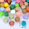 Hexagonal Silicone Beads SI-JX0020A-10-2